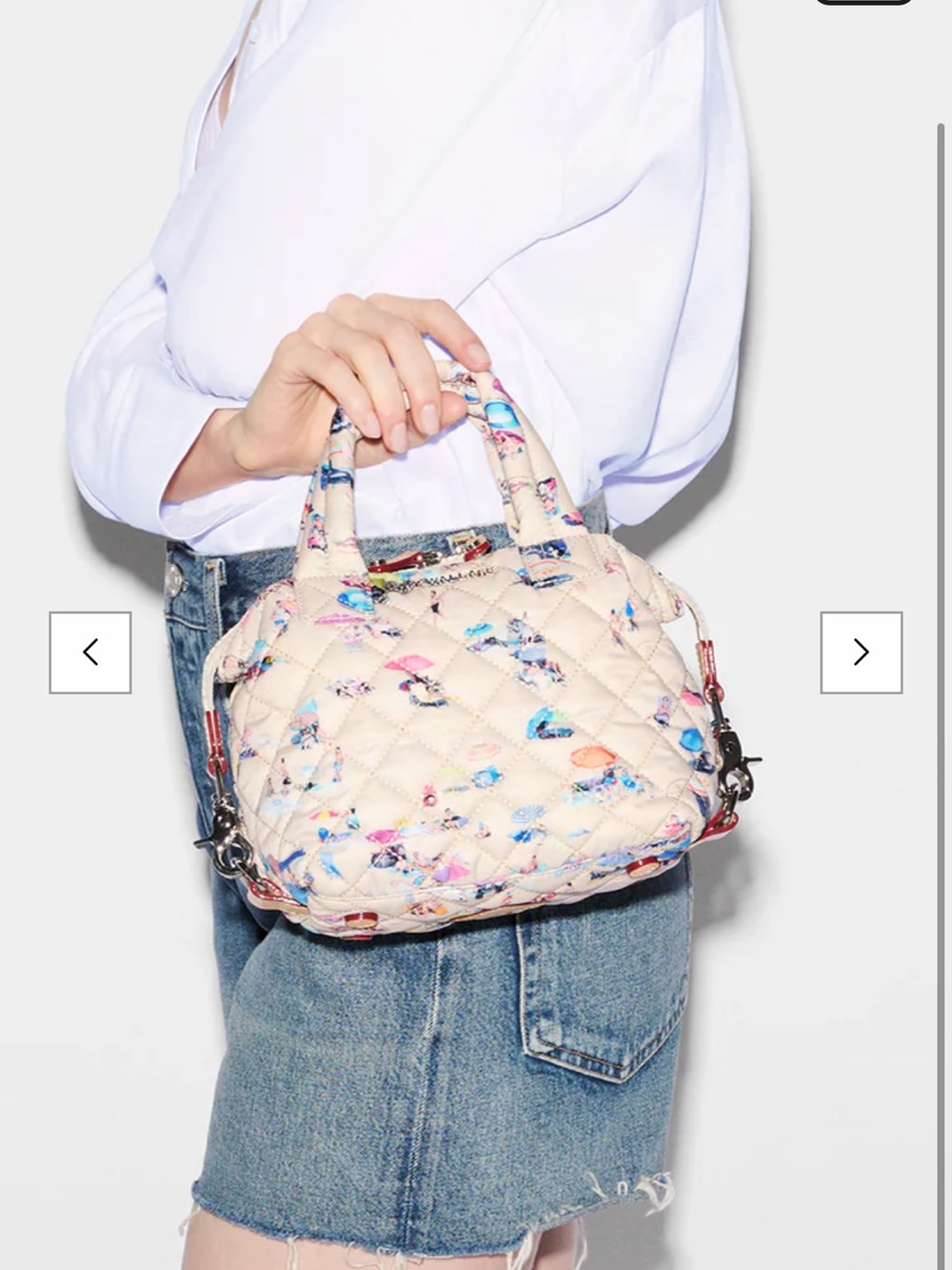 MZ Wallace Mini Crossbody with the current summer print - Picture 5 of 6
